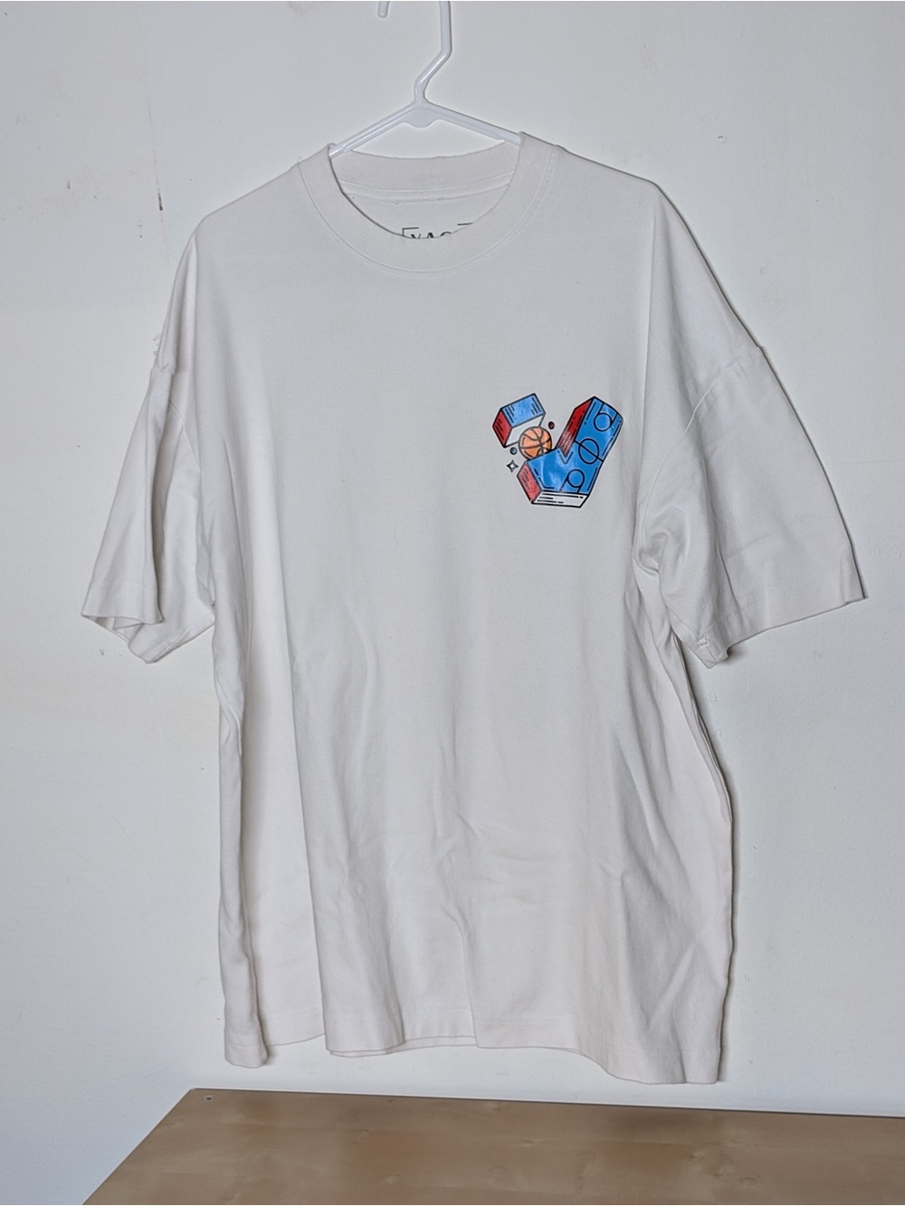 VACE Allen Iverson Inspired Ace Card Basketball Graphic Tee White Men’s Size XXL